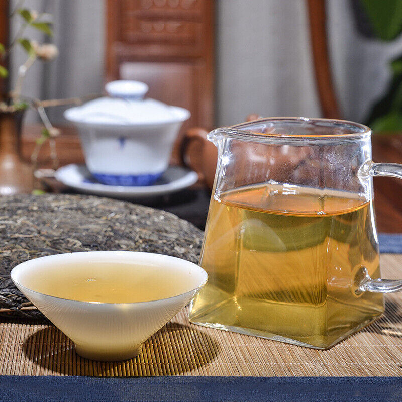 357g Head Spring Tea Yunnan Pu'er Tea Raw Pu'er Tea Cake Yunnan Qizi Cake Tea
