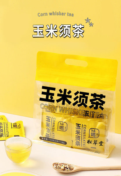Healthy Corn Silk Tea Bags for Detox and Digestive Support 120g/15 bags