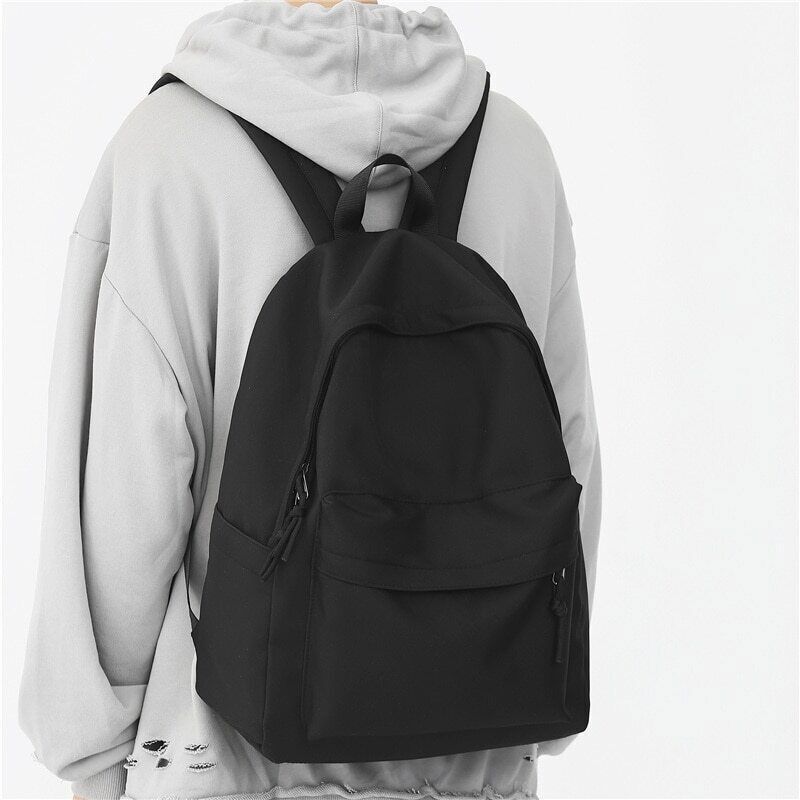 Woman School Backpack Man College Student Travel Schoolbag Teenage Girl Boy