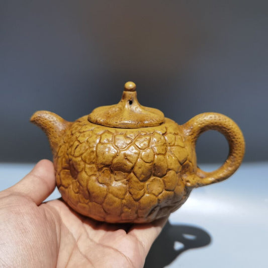 Vintage Chinese Yixing Purple Clay Teapot Zisha Ceremony Exquisite Teaware Art