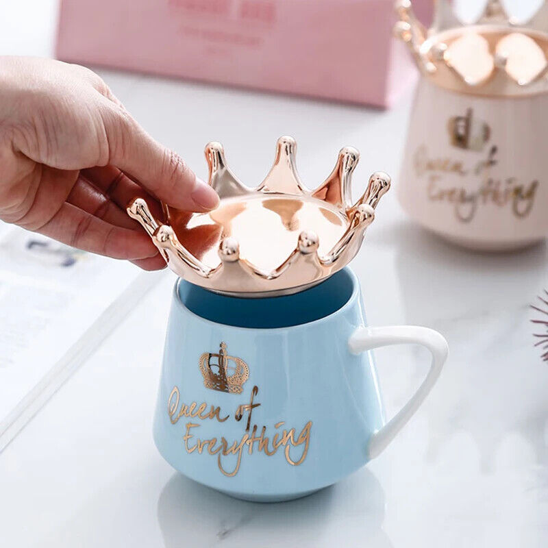 Ceramic Mug Coffee Mug Milk Cup Spoon Lids Coffee Tea Cup Water Mugs