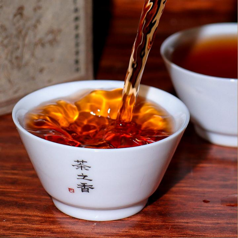 1000g Yunnan Ripe Puerh Brick Tea Glutinous Rice Flavor Cooked Aged Pu-erh Tea
