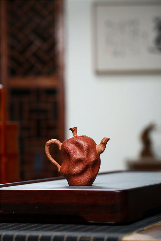 100cc China Yixing Handmade Purple Clay Teapot Red Jujube Gongfu Teapot-