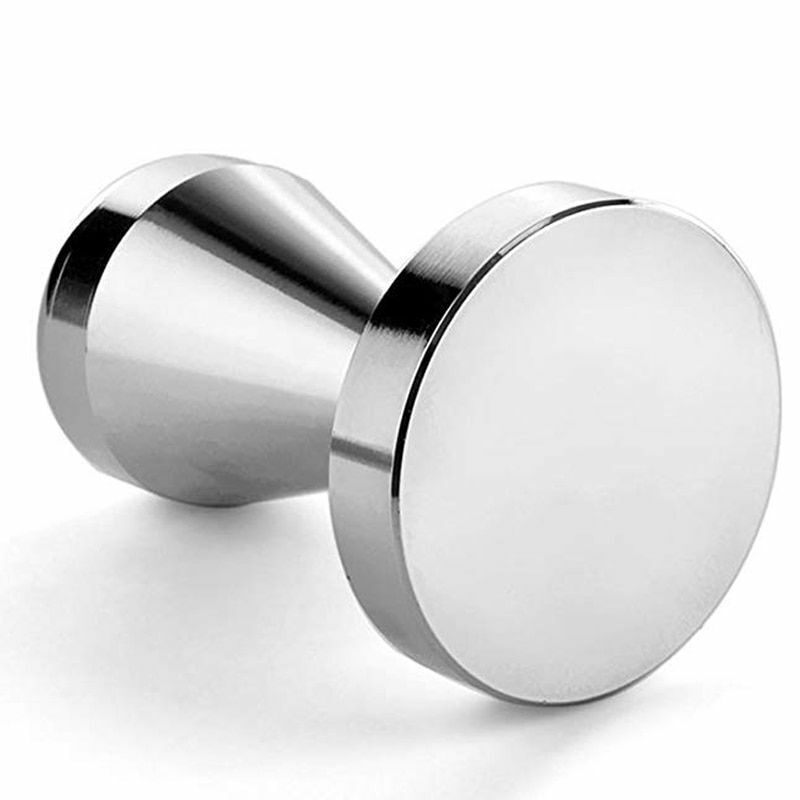 51mm Aluminum Alloy Chrome Plated Base Coffee Tamper Espresso Machine Press Tool