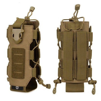 Tactical Nylon Water Bottle Pouch Canteen Cover Holster Hiking Kettle Bag