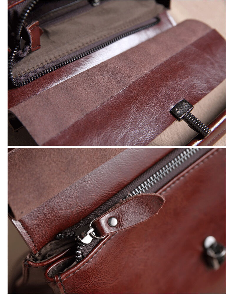 Convertible Small Real Leather Backpack Rucksack Shoulder Bag Purse Cute 2 Sizes