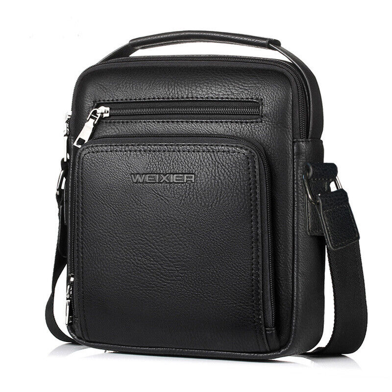 Men's Business Leather Shoulder/Messenger Bag 8" Handbag bag Outdoor Sport Bag