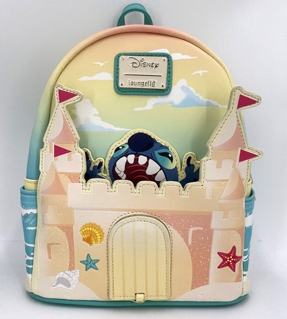 Disney Cosplay Mini Backpack Stitch Bag Loungefly Sandcastle Beach Surprise