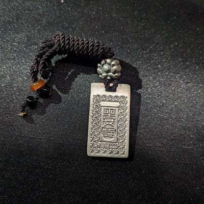 Blessing 999 Silver Pendant Lucky Bodhisattva Akashagarbha statue patron saint