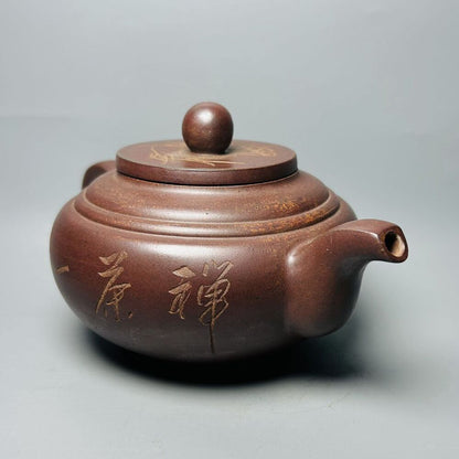 Vintage Chinese Yixing Purple Clay Teapot Zisha Ceremony Teaware Collection Rare