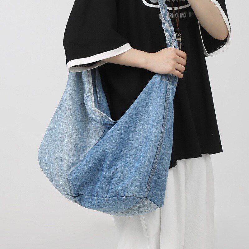 Women Tote Shoulder Bag Jeans Woman Handbags Bags Women Denim Girls Bag
