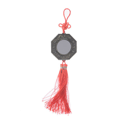 Chinese Feng Shui Bagua Mirror Good Luck Fortune Prayer Hanging Charm Gift S-ca