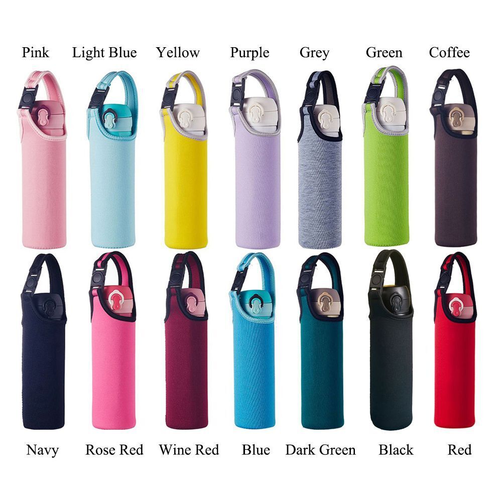 Water Bottle Cover Neoprene Water Bag Pouch Holder Bottle Carrier Insulat Bag