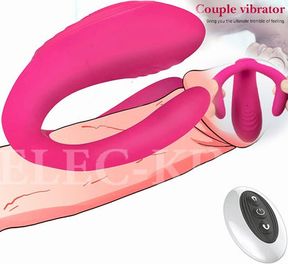 Women Couple Vibrator for Clitoris G-Spot Stimulation Waterproof Rechargable
