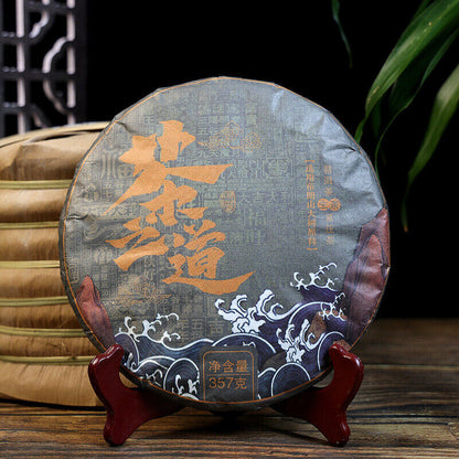 357g Yunnan Spring Puerh Tea Big Leaves Aged Tree Pu-erh Raw Tea Cake Pu'er Tea