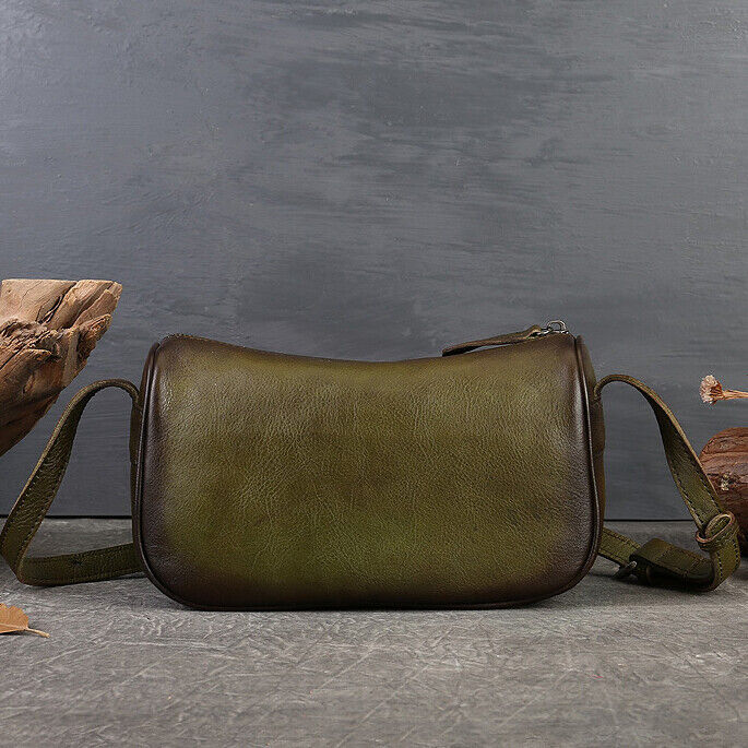 Top Cow Leather Women's Shoulder Bags, Retro Soft Leather Sling Crossbody Bags