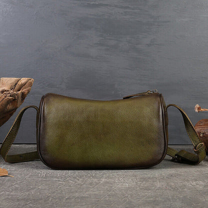 Top Cow Leather Women's Shoulder Bags, Retro Soft Leather Sling Crossbody Bags