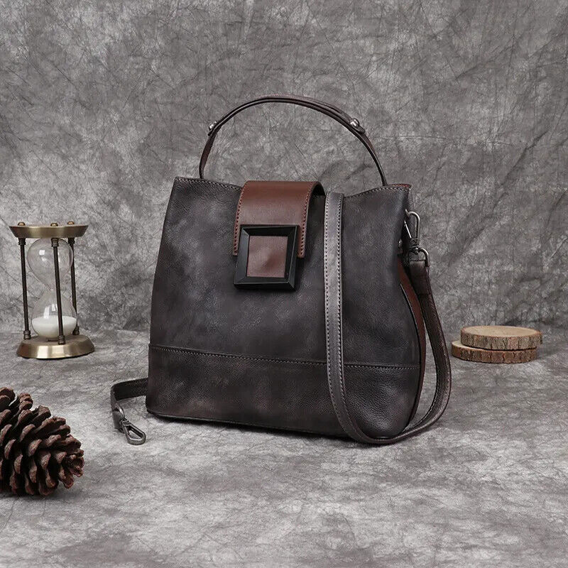 Women's Bag Genuine Shoulder Bags Women Bag First Layer Cowhide Bags Female