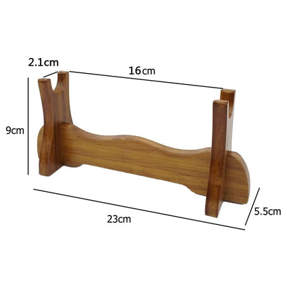 Sword Display Stand Solid Wooden Katana Samurai Tanto Knife Cosplay Wand Holders
