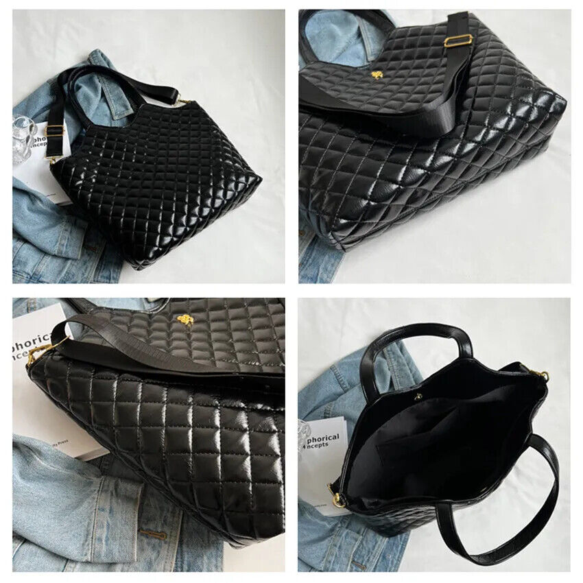 Winter Quilted Bag Shoulder Bag Handbags Tote Bags Women Top Handle Bag