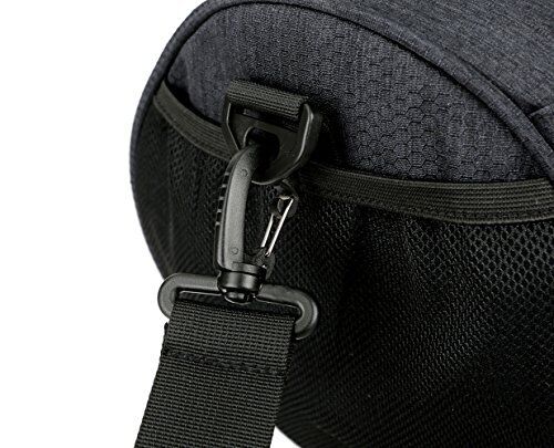 Gym Sports Small Duffel Bag for Men and Women with Shoes X-Small, Black/Black