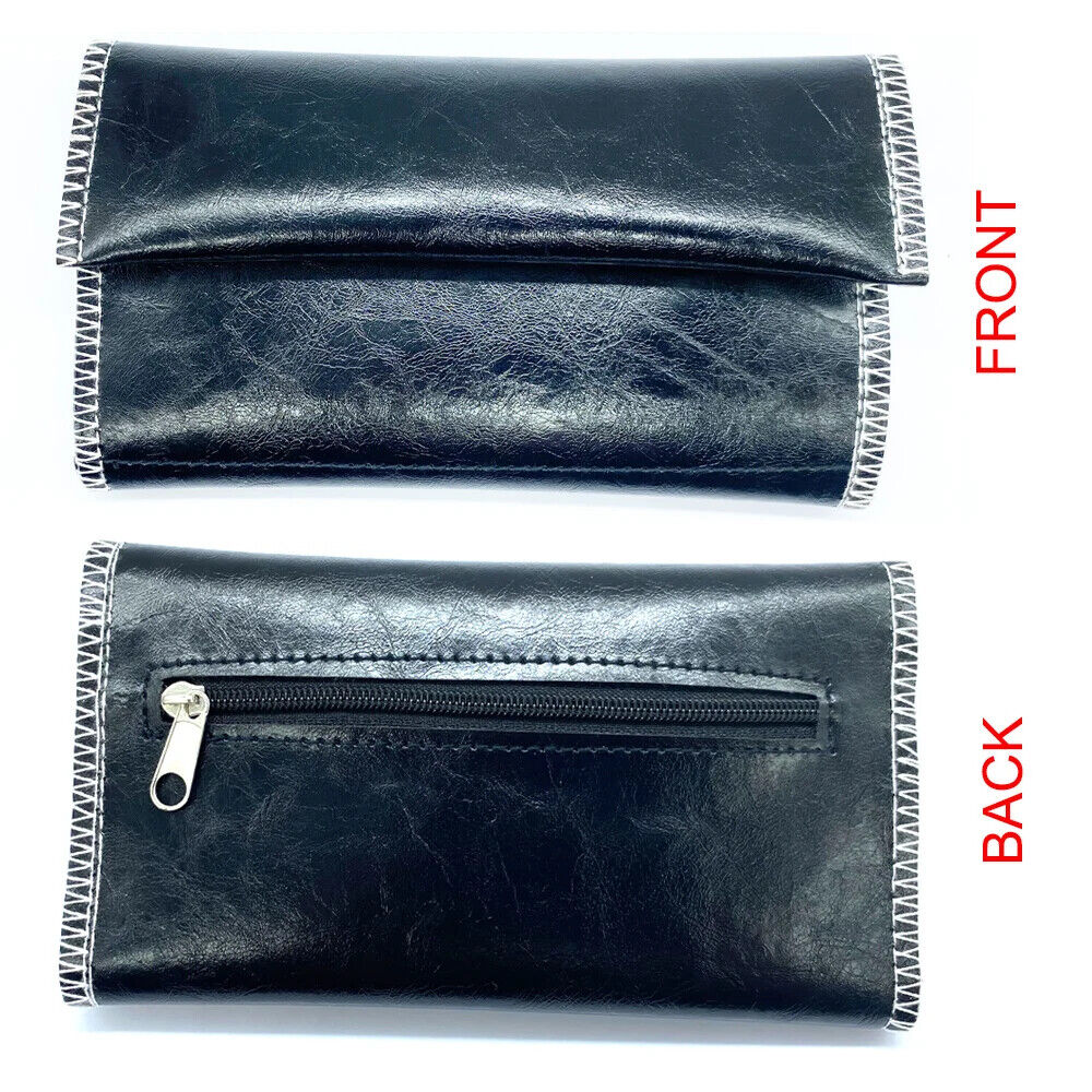 Tobacco Case PU Leather Pouch Bag Case Portable Cigarettes Rolling Pipes Storage