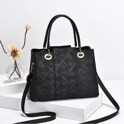 Embossed Leather Ladies Hand BagsHandbags Casual Crossbody Bags for Women