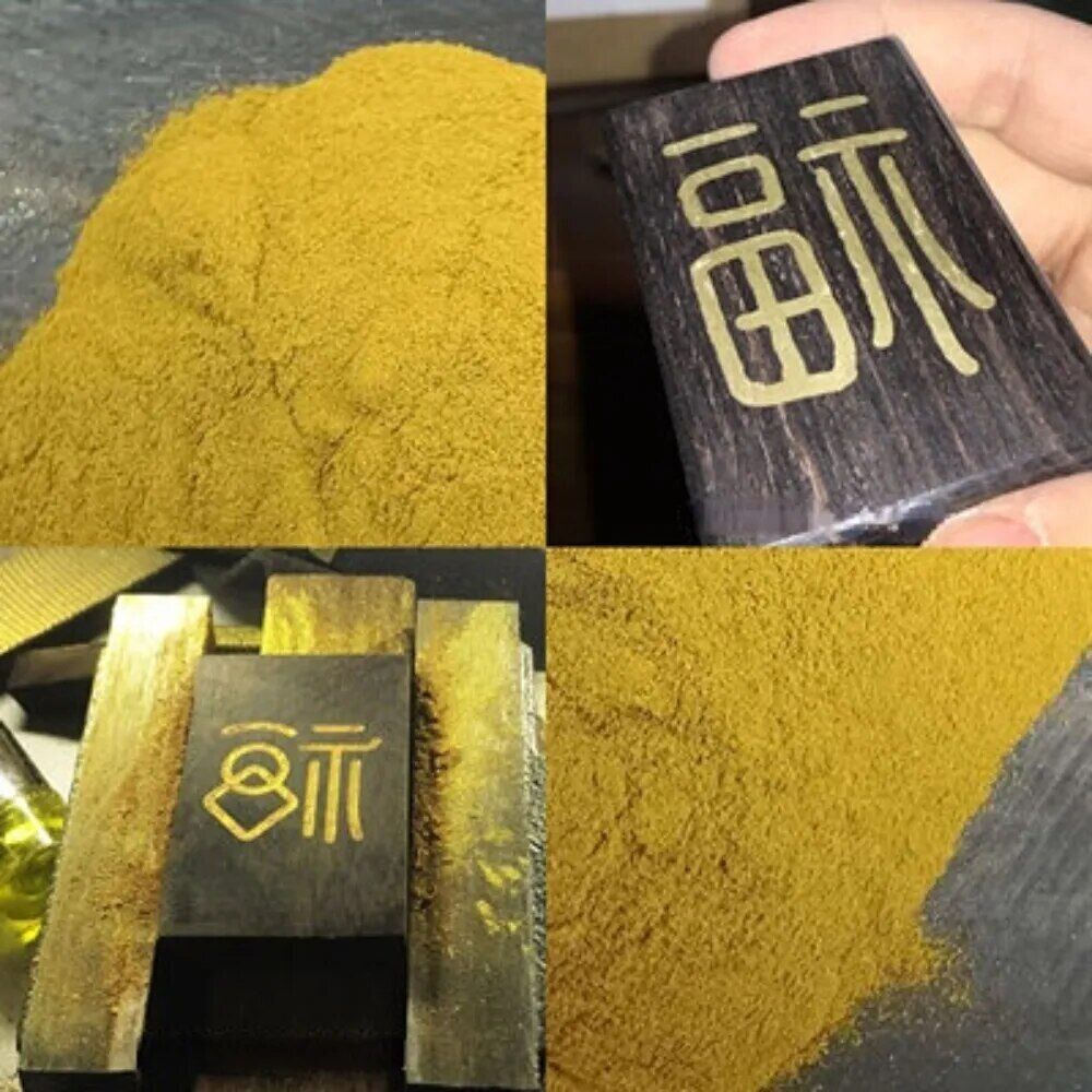 Brass Powder 100g Lot High Purity Golden Yellow Metal Coating Derusting Abrasive