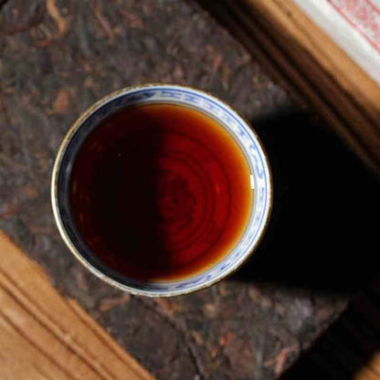 Organic Pu-erh Cooked Tea 250g Yunnan Ripe Pu-erh Tea Brick Menghai Pu'er Tea