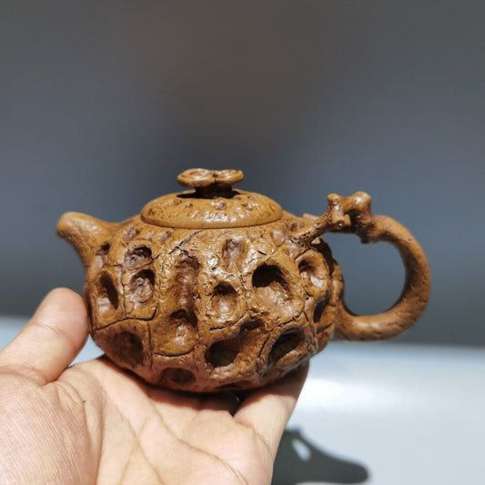 vintage chinese yixing Purple clay teapot zisha ceremony nice Household teaware