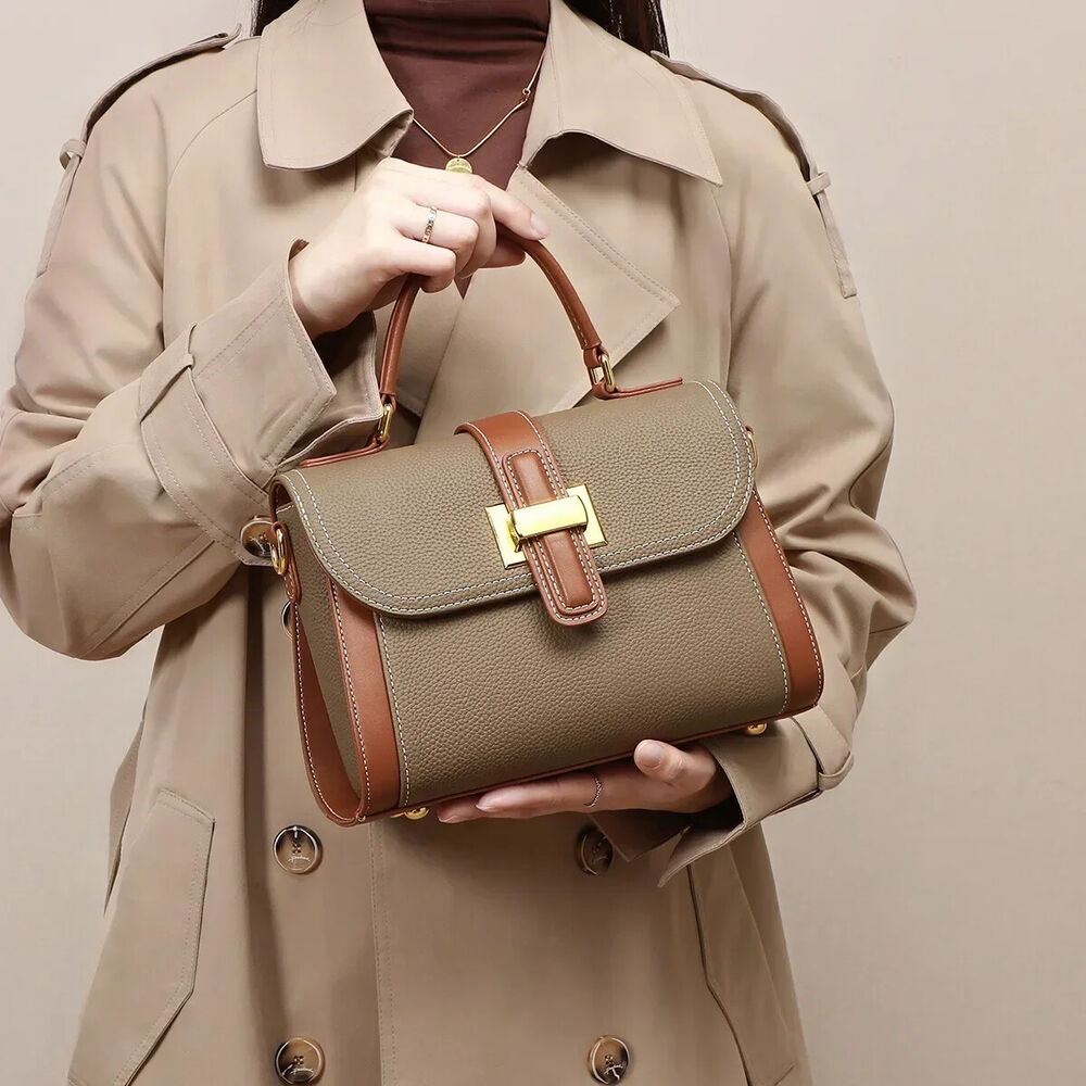 Women's Genuine Leather Shoulder Bag Fashion Versatile Handbag Messenger Bag