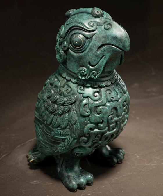 All Copper Ornament "Kung Fu Panda" - Fierce and Jiaohu Copper Crafts