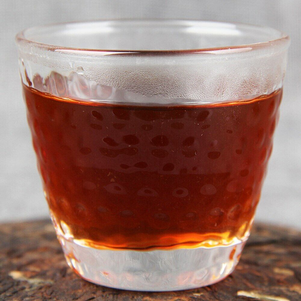 357g Top Menghai Glutinous Rice Fragrant Ripe Puer Tea Qi Zi Bing Shu Puerh Tea