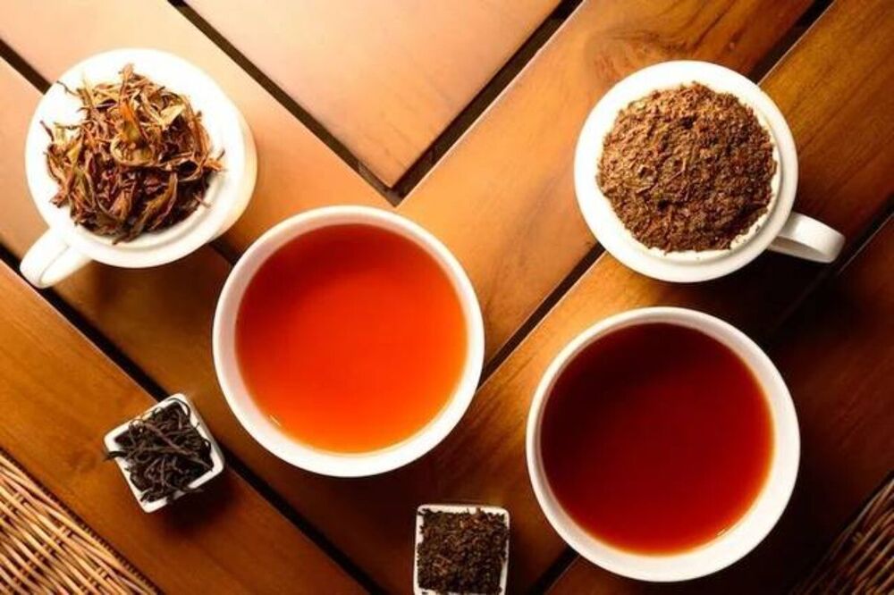 500g Haiwan Old Comrade Aged Ripe Pu'er Tea Cake Remote Mountains Old Tree Tea
