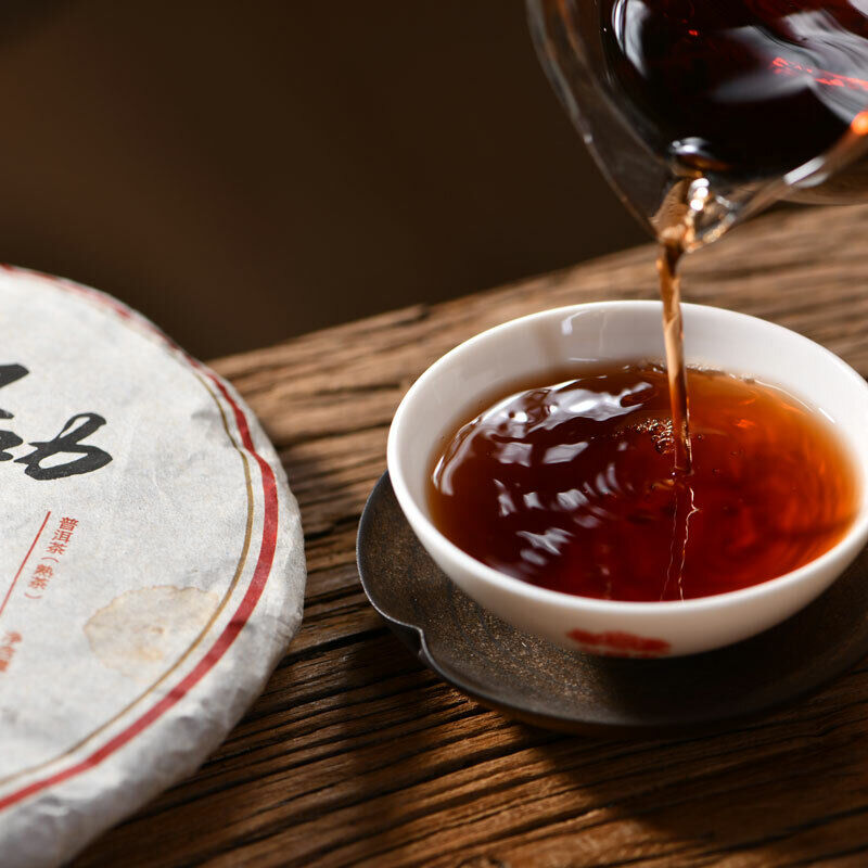 Old Comrade 7978 Shu Pu-erh Tea Batch 701 Aged Ripe Puer Tea Cake 357g