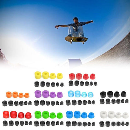 10Pcs Skateboard Truck Bushings Longboard Shock Absorber Washers Accessories PU