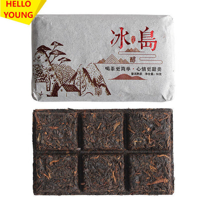 50g Yunnan Puerh Tea Icelandic Alcohol Puerh Ripe Tea Brick Spring Tea