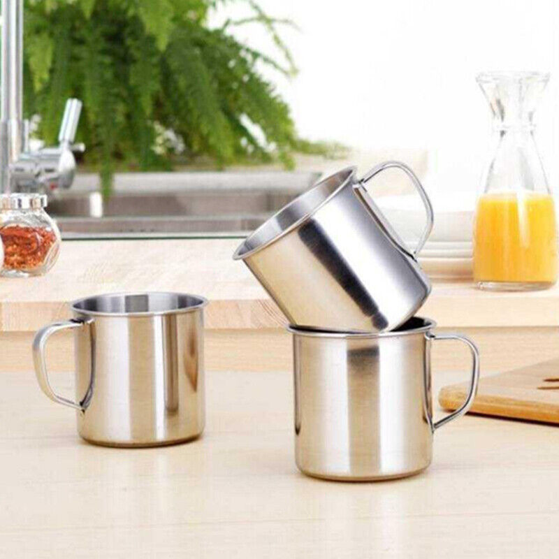 Outdoor Camping Hiking Tea Mug Cup Stainless Steel Coffee Cup