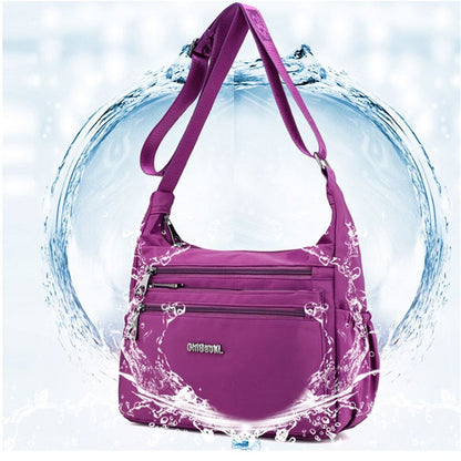 Women Ladies Waterproof Nylon Crossbody Shoulder Bag Travel Handbag Satchel Tote