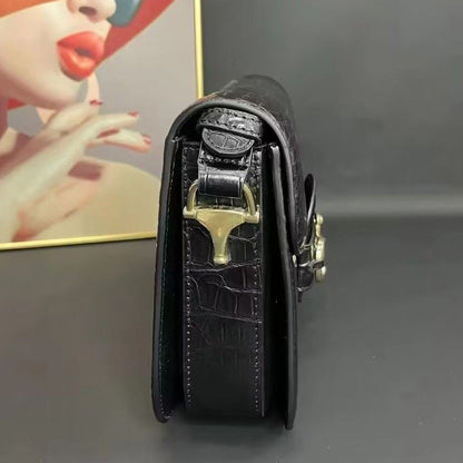 Original CrocodileBelly Skin Bags, Women's Luxury Shoulder Party/Cocktail Bag