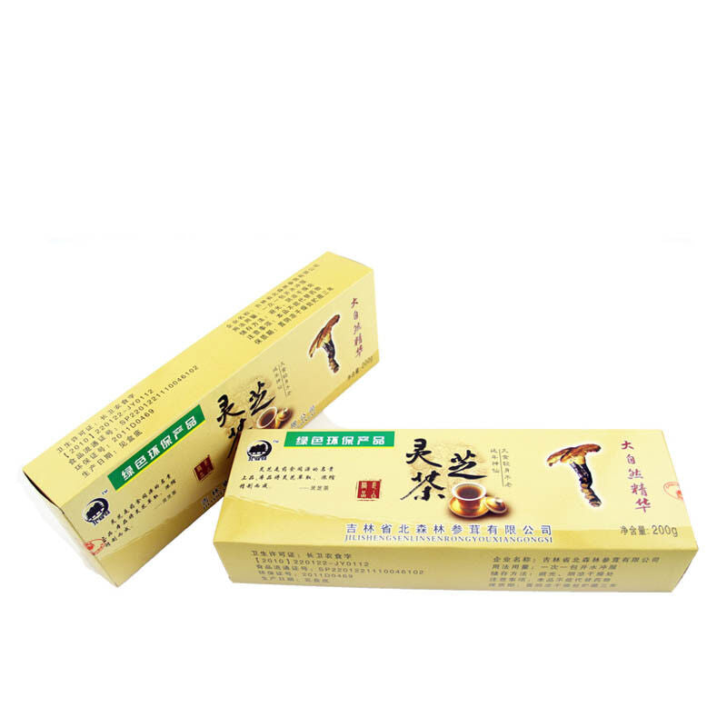 200g Changbai Shan Instant Chinese Herbal Tea 100% Pure Lucid Ganoderma Tea Bag