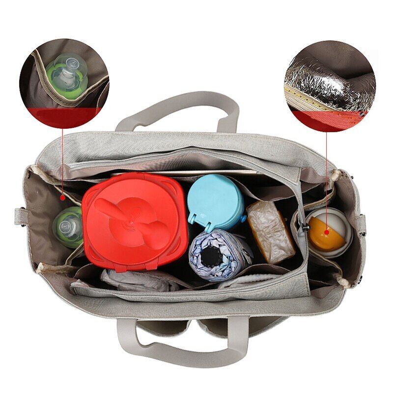 Mommy Diaper Bag Women's Shoulder Bag Mom Travel Stroller Bag Baby Storage Bag