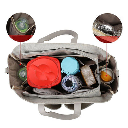 Mommy Diaper Bag Women's Shoulder Bag Mom Travel Stroller Bag Baby Storage Bag