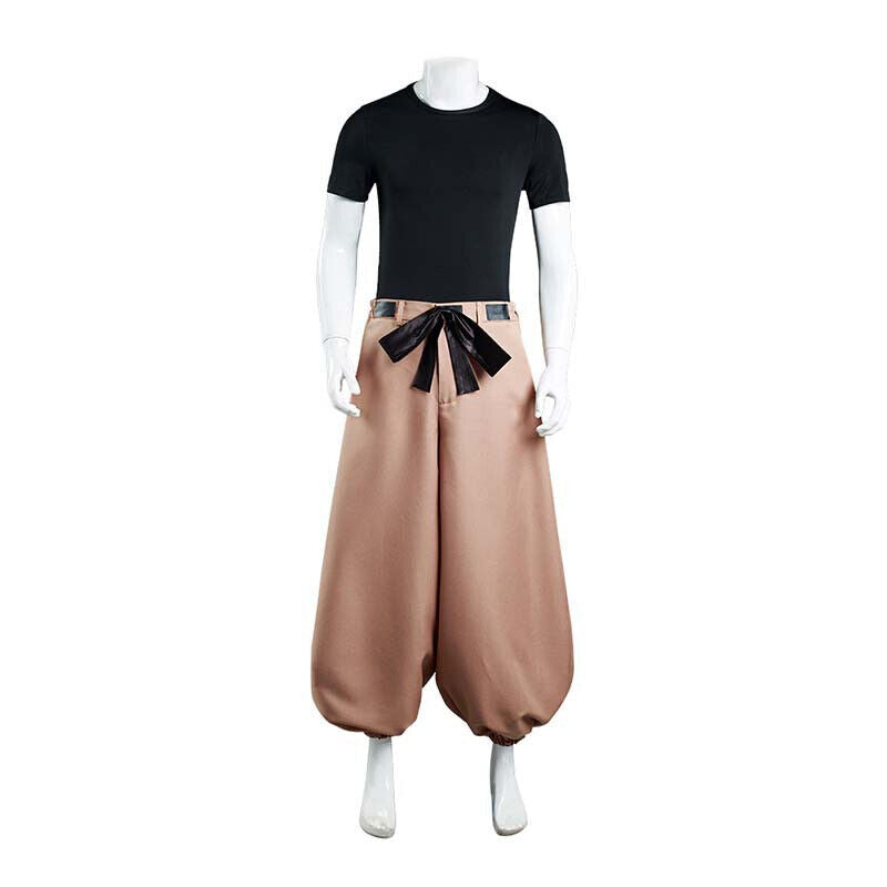 Anime Jujutsu Kaisen Fushiguro Toji Uniform Cosplay Costume T-shirt+Pants Set