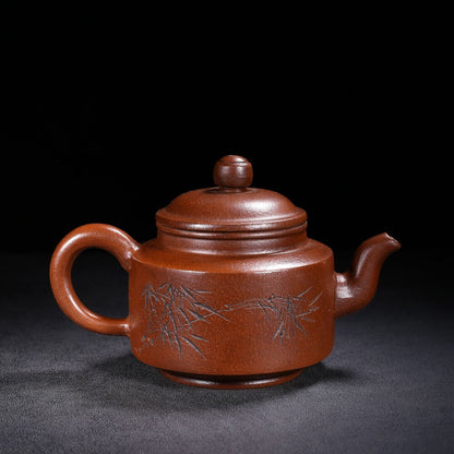 Chinese Yixing Zisha Clay Handmade Exquisite Teapot（六方 盖款：耀庭）