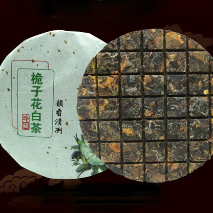 150g 2013 Gardenia Hand Tearing White Tea Cake Premium Shoumei Old White Tea