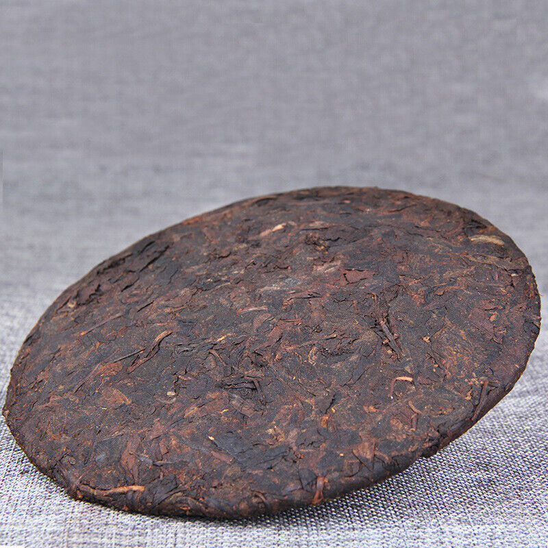 357g Pu'er Boiled Tea Cake Menghai Brown Mountain Old Tree Pu-erh Black Tea-