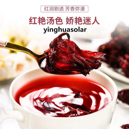 云南武定特级洛神花茶玫瑰茄 500g(17.6oz) Organic Dried Hibiscus Sabdariffa Roselle Flowers Tea