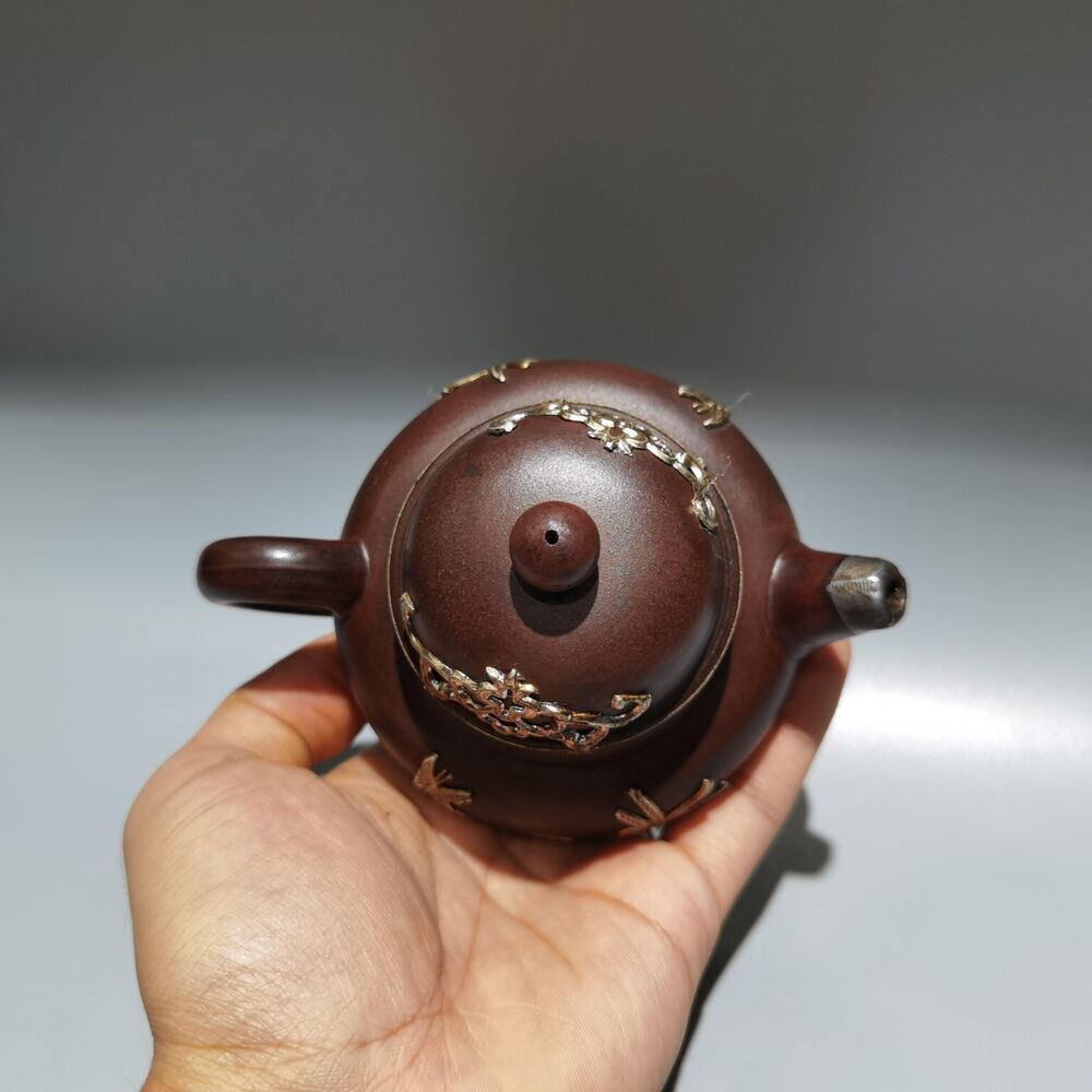 vintage chinese yixing purple clay teapot zisha ceremony exquisite gift teaware