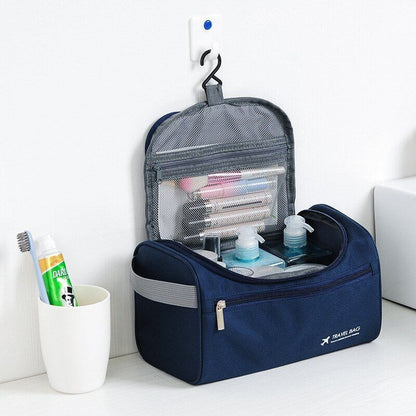 Polyester Business Storage Bag Toiletry Organizer Travel Cosmetic Bag Waterproof